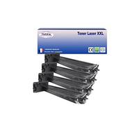 4 Toners compatibles avec HP LaserJet MFP M436nda remplace HP CF256A (56A) Noir - 7 400p
