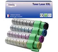 4 Toners compatibles avec Ricoh Aficio CL4000DN CL4000HDN Type 245 (Noir+Couleur) - T3AZUR G