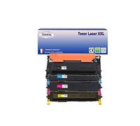 4 Toners compatibles avec Samsung CLT-4092S pour Samsung CLP315, CLP315W (CLT-Y4092S) -