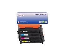 4 Toners Lasers compatibles pour imprimante Samsung XPress C480FN, CLT404s - (Noire et Couleurs)