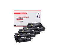 4 Toners - T650H11E (Noir) - Compatible pour LEXMARK