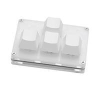 4 Touches Mini Clavier Direction Flèches Clavier Haut Bas Gauche Droite Programmation Personnalisée Blanc Clavier Mécanique Raccourcis USB