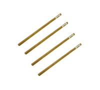 4 tourillons lisses en bois pour tissage mural 30 cm Ø 12 mm - Graine Créative