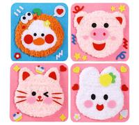 4 Toys Animal Cartoon, Jouets pour Enfants pour Enfants, Produits Faits À La Main pour Enfants, Jouets Créatifs.