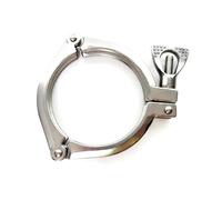 4" Tri Clamp 304 Stainless Steel Threee Section Fitting 119mm Ferrule OD Fit 102mm Pipe OD For Homebrew Beer