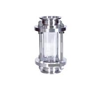 4" Tri Clamp Sanitay Flow Sight Glass Diopter Fit 102 mm Pipe OD 304 Stainless Steel Fitting Homebrew Diary Product YZWRWRMKTB