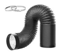 4 Tuyau D'aération En Aluminium : Conduit CVC Résistant Aux Fuites For Une Utilisation Polyvalente, Ventilateur D'air Chaud, Ventilateur De Conduit D'échappement(2m)