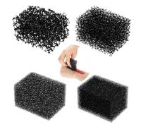 4 types d'éponges de maquillage d'Halloween à effet spécial éponges noires pour le visage - Outils de maquillage pour la texture de la barbe et des taches de rousseur - Maquillage d'Halloween