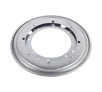 4 Types Plaque Tournante Tourniquets Rotatoires Robuste Forme Ronde Galvanisé Lazy Susan Plaque Pivotant (Argent de 9 po)