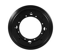 4 Types Plaque Tournante Tourniquets Rotatoires Robuste Forme Ronde Galvanisé Lazy Susan Plaque Pivotant (Noir de 9 po)