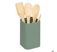 4 ustensiles de cuisine avec pot de rangement - 5 five simply smart - Vert