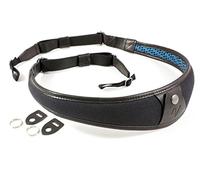 4 V Design aile - bandoulière professionnel pour photographie en cuir tissu Canvas attaque universelle faite à la main en Italie avec cuir Toscano végétale, Pre courbe réglable rembourrée col :