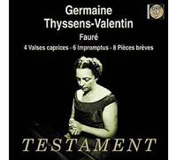 4 Valses Carices, 6 Impromptus, 8 Pieces Brèves - Germaine Thyssens-Valentin, Piano