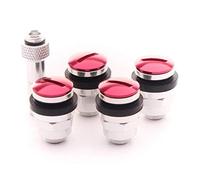 4 Valves de Roues Invisibles Aluminium Rouges - V1-R