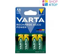 4 Varta Recharge Accu Power Aa Hr6 Piles 1.2V 2100Mah Nimh Mignon Stilo NEUF