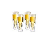 infactory Verres à bière à double paroi 33 cl – 4 verres