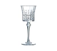 4 verres à pied 19cl Lady Diamond Cristal d'Arques