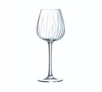 4 verres à pied 35 cl Swirly - Cristal d'Arques