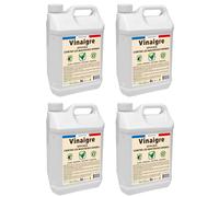 4 Vinaigres Désherbants - Prêt à Verser - Grand Format - 4x5L