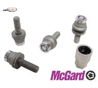 McGard Vis antivol 26001SU - Lot de 4 - Filetage M12 x 1,25 - Tête plate Ø19 x L35,3 mm