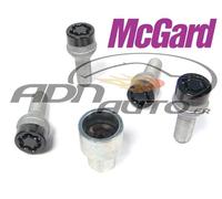 McGard Boulons antivol M12x1.50 Noir - Conique - Longueur 25.5mm (Ouverture de clé 17mm)