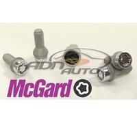 4 vis - 14x150 - L28.5 - H17 - Conique - Chrome - Antivol de Roues - 27222SU