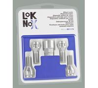 4 Vis Antivol 14x150 L230 - Coniques - Cle 17/19 - Loknox Bc1181