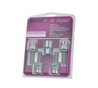 McGard - Boulons antivol M12x1.50 (26003) Plat - Longueur 32,3 mm - Clé 17 mm - Argent