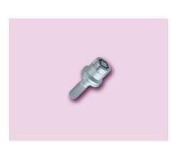 McGard Acier allié Set de boulons Anti-vol M12x1.25 - Plat - Longueur 34.5mm (17mm tête), argenté