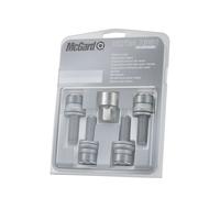 4 VIS ANTIVOL SL MCGARD M12X1.25/ PLAT/ LONG. 34.5MM/ Ø17MM