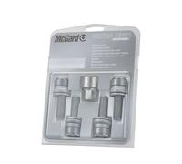 4 VIS ANTIVOL SL MCGARD M12X1.25/ PLAT/ LONG. 35.3MM/ Ø19MM