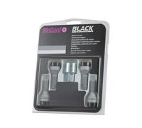 Boulons Antivol SUB (Noir) M14X1.5, Embase Conique, Longueur de la Tige 31,0 mm, Longueur Totale du Boulon 53,6 mm, Ouverture de la Clé 17 mm, Diamètre de la Clé 25,8 mm