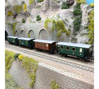 4 voitures voyageurs, type caisse en bois, kkStB, Ep. I - ROCO 6200190 - HO 1/87