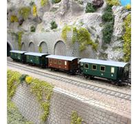 4 voitures voyageurs, type caisse en bois, kkStB, Ep. I - ROCO 6200190 - HO 1/87