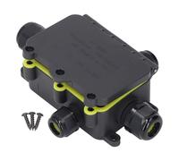 4 Way Junction Box IP68 External Electric Power Cord Box for Underground Cable Connector Outdoor Lighting 450V