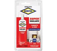 4 X 100 GR MASTIC RÉFRACTAIRE CHEMINÉES POÊLES BOSTIK TUBE