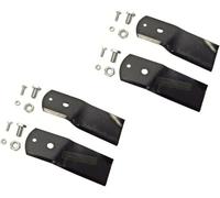 4 X 17 CM lame compatible avec Stiga Ready Park Villa 85 95 105 Combi 1134-6238-01 1134-9119-01