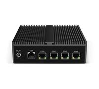 4 x 2.5G Firewall Industrial Mini PC Intel N100, DDR5 1 NVMe, version supérieure i226-V Routeur sans ventilateur PC VPN Serveur PF-Sense OPNsense, 8GB RAM 256GB SSD