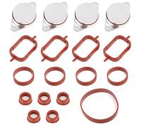 4 x 22mm Kit de Suppression Clapets d'admission, Kit de Suppression Clapets d'admission Joint Collecteur Admission 11612245439 pour E87 E46 E90 E91 E92 E93 E39 E60 E83 E53
