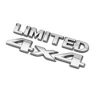 4 X 4 + Limited Chrome Logo 3D Decal Emblème Logo Autocollant Plaque signalétique Badge Décoration pour Universal Cars Moto Vélo De Voiture Styling Décoratif Accessoires