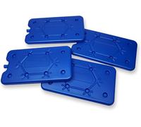 4 X 400ml Flat Ice Packs-Cool Bag Cooler & Cooler Bag-Slim Ice Blocks Bpa Free & Food Safe-Ice Pads