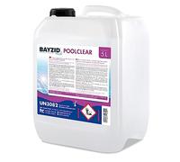 4 x 5 L BAYZID® Spa POOLCLEAR - Clarifiant Anti-Turbidité pour Spa et Petite Piscine - Compatible Filtres Cartouche et Boules Filtrantes - Élimine Algues et Bactéries pour Eau Cristalline