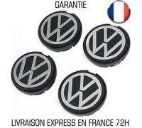 4 x 55 mm VW Caches Moyeux Centre Roue Logo Emblème pour VOLKSWAGEN
