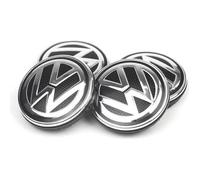 4 x 56mm VW Logo Jante Cache Moyeu Centre De Roue Piqûres Emblème Pour Volkswagen#6C0 601 171