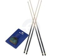 4 X 57 Pool Snooker Cues - Free Tips and Free Chalks by Other