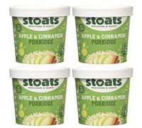 4 x 60 g de porridge de pomme écossaise, cannelle, porridge pour aliments sains et chaleureux