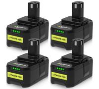 4 X 8A Batterie Compatible pour Ryobi Batterie 18V RB1840X, RB18LL50