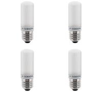 4 x Ampoules LED 4W (remplace 35W) - Culot E27 - Angle du faisceau 160° - Blanc chaud - 400lm [Classe énergétique A++]