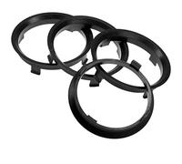 4 x Anneaux de centrage 71,6 x 67,1 mm Noir Jantes Anneaux fabriqué en Allemagne