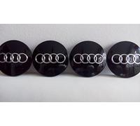 4 x Audi Jante Couvercle 60 mm Moyeu Couvercle Moyeu Capuchon Wheel Centre Caps Noir